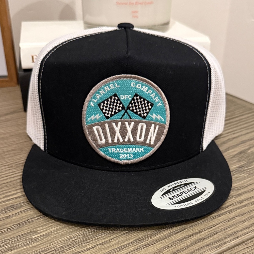 DIXXON Black and Gray Snapback Hat